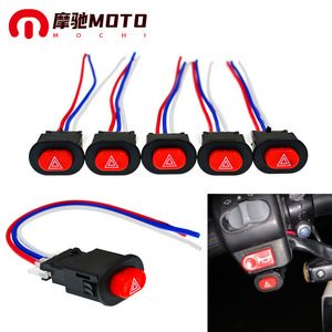 Interruptor de Plástico con Doble Intermitencia para Motocicleta, Modificación de Luces de Emergencia, Uso General - Product Image 4