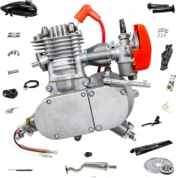 Motor V3 para Bicicleta Motorizada, Motor de Gasolina de 85cc y 2 Tiempos, Kit de Motor para Bicicleta