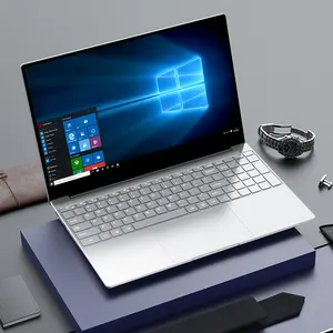 Melhor Preço Novo Laptop 15.6 polegada 12GB RAM 256GB SSD Celeron J4125 Win 10 Business Laptop Notebook Computer