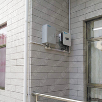 Boîte de distribution extérieure ZCEBOX, étanche, en acier inoxydable avec revêtement en poudre, ABS, PC, métal, niveau de protection IP65