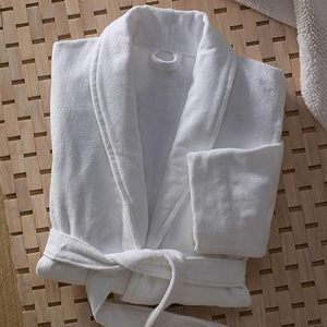 เสื้อคลุมอาบน้ำผ้ากำมะหยี่ขนยาวผ้าฝ้าย100% หรูหราสามารถซักได้ผ้าคลุมแบบมีหนึ่งไซส์-สำหรับโรงแรมสปา<span class=keywords><strong>4</strong></span>ฤดู - Product Image 5