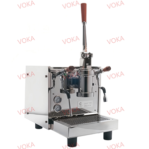เครื่องชงกาแฟเอสเพรสโซแบบคันโยกเชิงพาณิชย์ พร้อมปั๊ม NUERT จากอิตาลี หม้อต้มสแตนเลส แรงดัน 9 บาร์ ระบบกึ่งอัตโนมัติ - Product Image 2