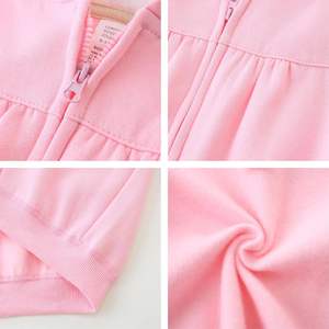 เสื้อฮู้ดเด็กผู้หญิง Bibimom ผ้าเชอร์ปาบุซับใน ซิปหน้า แจ็คเก็ตขนแกะบางเบา ลายหมี สำหรับฤดูใบไม้ร่วงและฤดูหนาว ขนาด 3-24 เดือน - Product Image 5