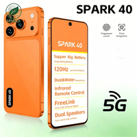 SPARK 40 Versión Global, Teléfono Inteligente 5G con Doble SIM, Pantalla de 7.3 Pulgadas, Batería de Más de 2499 mAh, Deca Core, Android 8.1, 78MP+108MP, Desbloqueo Facial