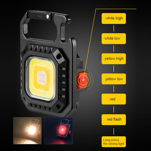 RTS Portable Rechargeable COB LED Pocket Mini KeyLight Car Repair <strong>Flashlight</strong> <strong>With</strong> Folding <strong>Bracket</strong> Bottle Opener Work Light - Product Image 4