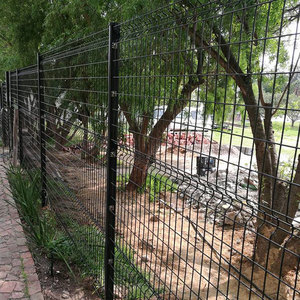 Thiết Kế Hiện Đại Sắt Net 3D Hàng Rào Không Thấm Nước Lỗ Vuông Dây Lưới Tấm Hàn Cổng Cho Sân Đường Lái Xe An Ninh 3D Mô Hình - Product Image 6