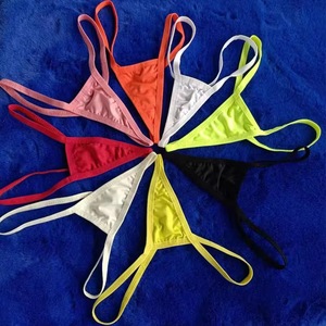 Sous-vêtements pour hommes personnalisés, sexy, en tricot, caleçons, shorts, bikinis, strings, respirants et confortables, pour hommes gays, culottes sexy pour garçons gays - Product Image 1