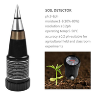 Testeur de sol numérique sans fil portable 2 en 1, testeur numérique de nutriments du sol, testeur d'humidité des plantes, testeur de pH conique numérique