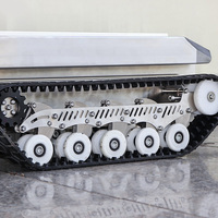 Platform Robot Luar Ruangan TinS-6H Full Electric All Terrain dengan Area Penjangkaran Rel Panjang, Dapat Menambahkan Kamera