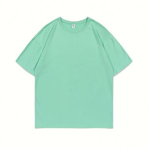 ออกแบบเสื้อยืดผู้ชายตามสั่ง คุณภาพสูง ผ้าฝ้ายเนื้อหนา ทรงโอเวอร์ไซส์ เสื้อยืดเปล่า วิธีการพิมพ์ซิลค์สกรีน - Product Image 1