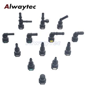 Konektor cepat siku jalur bahan bakar otomatis 9.89-ID8 plastik hemat baru - Product Image 2