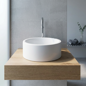 Forme ovale dessus de table en céramique Lavabo style moderne lavabo monotrou commercial hôtel salle de bain évier meubles bassin - Product Image 2