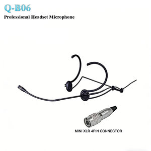 Microphone <span class=keywords><strong>casque</strong></span> <span class=keywords><strong>filaire</strong></span> pliable couleur noire avec prise de type <span class=keywords><strong>audio</strong></span>-technica enseignement parlant microphone mains libres - Product Image 1