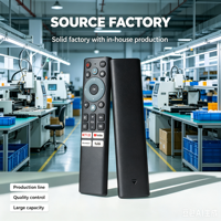 Télécommande TV à code fixe anti-choc KEYUAN TY-23D avec commande vocale, portée de 20 m, pile AAA