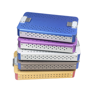 Caja de Esterilización de Metal de Alta Calidad, Aleación de Aluminio con Almohadilla de Silicona para Desinfectar Instrumentos Quirúrgicos, Gabinetes de Esterilización - Product Image 4