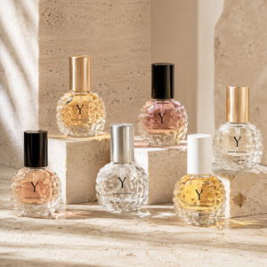 8ml Embossed Round Empty Glass <b>Perfume</b> Spray <b>Bottle</b> With Custom Luxury Gift Box Mini Travel <b>Sample</b> Fragrance Vial Discovery Set - Product Image 2