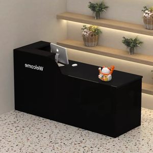 Mostrador de Recepción de Alta Calidad Resistente al Desgaste, Caja Registradora Cuadrada para Salones de Belleza y Tiendas de Conveniencia - Product Image 3