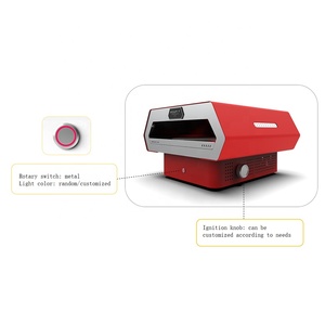 <span class=keywords><strong>Four</strong></span> à pizza familial personnalisé en acier thermolaqué au gaz de 17 pouces <span class=keywords><strong>pour</strong></span> l'extérieur - Product Image 2