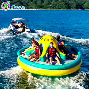 Juego Inflable Acuático Remolcable, Bote Disco Twister Inflable, Bote Disco Twister Galaxia Inflable, Saturn Rocker Spaining - Product Image 3