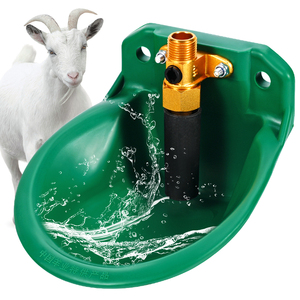 <span class=keywords><strong>Distributeur</strong></span> d'<span class=keywords><strong>eau</strong></span> de chèvre à Valve en cuivre bol en plastique vert bol d'<span class=keywords><strong>eau</strong></span> Durable pour bol à boire de chèvre de mouton - Product Image 1