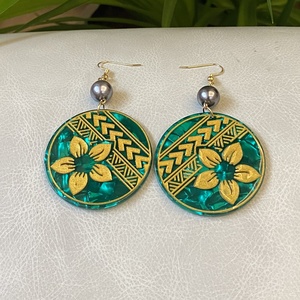 Nuovissimi Orecchini Pendenti in Acrilico con Perle a Forma Rotonda per Donne Signore Ragazze - Product Image 3