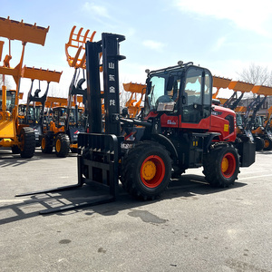 חובה כבדה 3.5טון 3500 ק "ג מחוץ לכביש דיזל מלגזה עם דלי 2wd 4d דור שלישי דור שלישי - Product Image 4