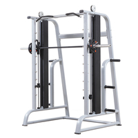 Rack de squat Smith assisté avec système de contrepoids pour un entraînement intensif et sûr à domicile ou en salle de sport commerciale