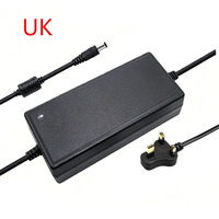 Adaptateur secteur universel de bureau de haute qualité 12V 5A 60W avec prise UK 100V-240V pour système de surveillance DVR NVR