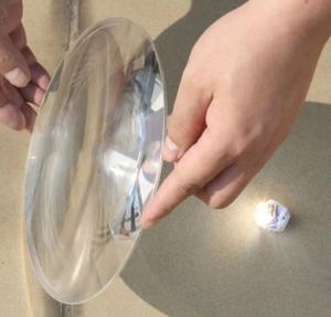 कारखाने की आपूर्ति व्यास 1-1100 मिमी बड़े छोटे प्लास्टिक गोल चुंबक सौर ऊर्जा के लिए फोकस फ्रेनल लेंस लेंस - Product Image 2