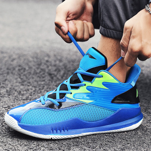 รองเท้าบาสเก็ตบอลแฟชั่นทันสมัย ดีไซน์ใหม่ ระบายอากาศได้ดี น้ำหนักเบา สำหรับผู้ชายและผู้หญิง ขายส่งและรับผลิตตามสั่ง - Product Image 6
