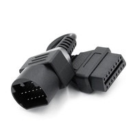 Conector OBD2 en Oferta, Compatible con Mazda, Adaptador de Diagnóstico de 17 Pines a 16 Pines, Conector Hembra, Cable para Auto