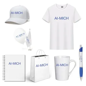 AI-MICH China Fabriek Directe Reclame Vakbeurs Weggeefacties Corporate Aangepaste Promotionele Fles T-Shirt Tassen Geschenken Producten