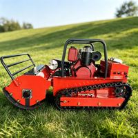 Tondeuse à gazon sans fil télécommandée 4 temps pour ferme/verger, fonction mulchage, largeur de coupe 800 mm, qualité professionnelle, meilleur prix