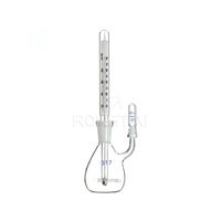 Pycnomètre en verre de laboratoire RONGTAI Chine Vente en gros 100ml Pycnomètre à gravité spécifique Bouteille en verre avec thermomètre