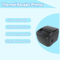 Imprimante thermique directe haute performance 80 mm, marqueur d'étiquettes, imprimante de reçus thermique, imprimante thermique POS double usage pour boulangerie et café