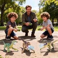 HUIYE Uzaktan Kumandalı Dinozor Oyuncakları 3-5 5-7 Yaşındaki Çocuklar İçin, Erkek Çocuklar İçin Doğum Günü Hediyesi Fikirleri, Büyük RC Yürüyen T-Rex Dinozor