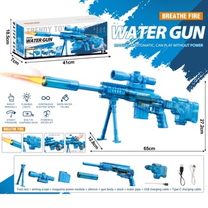 Pistola ad Acqua Elettrica in Plastica per Bambini con Modalità Manuale e Automatica, Grande Capacità, Sparo Continuo, Pistola ad Acqua Sniper per l'Estate - Product Image 3