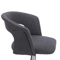 Tabouret de BAR réglable en tissu, chaise de haute qualité avec dossier