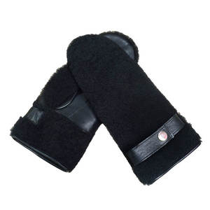 Guantes de Invierno para Mujer de Cuero Genuino con Forro de Piel de Oveja, Cálidos, Transpirables, con Pantalla Táctil, Logotipo Personalizado, Marca DSX, Modelo Low - Product Image 4