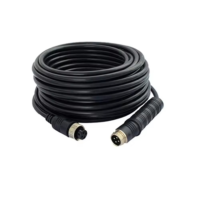 10M/15M/20M Security Aviation 4 Pins Connector Plug Cable for Car Rear View Backup Camera Monitor Connection for Truck