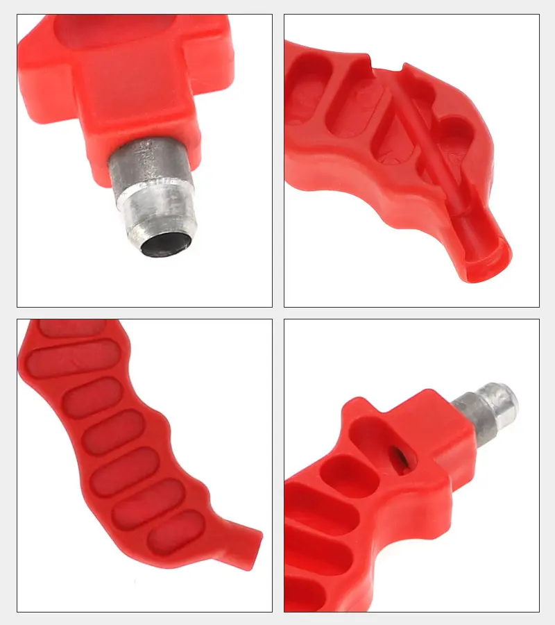 Kit di utensili per il punzone e il montaggio di inserzione per tubi di irrigazione a goccia rosso da 8mm 2-in-1