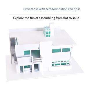 Maqueta de Edificio Residencial Schroder, Hecha a Mano, Diseño Creativo de Maestro, Escena en Miniatura, Plástico, Alta Definición, Escala 1:50 - Product Image 3