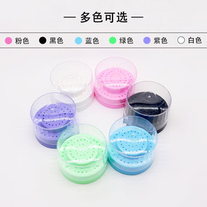 Caja de Plástico Redonda para Fresas Dentales de 60 Orificios, Estuche de Almacenamiento para Fresas de Alta Velocidad, Varios Colores - Product Image 3