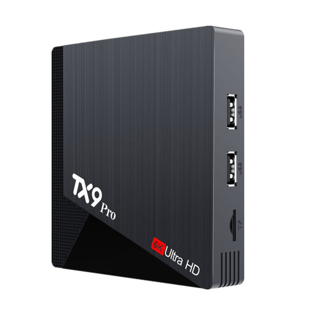 Original Factory Wholesale Allwinner H313 Quad Core Android 12 TX9 Pro TV Box 1GB 2GB RAM 4K Ultra HD Video Player