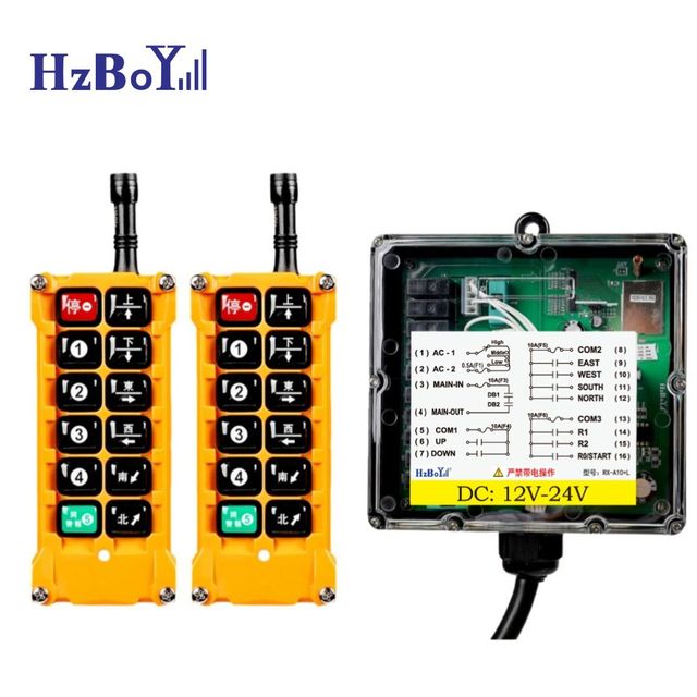 F23-A++ 433mhz 2TX 1RX Wireless Telecrane Truck Crane Remote Controller