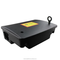 Boîte d'appât verrouillable pour souris antiparasitaire pour rongeurs Boîte d'appât pour souris en PP Embuscade Station d'appât pour rat en plastique