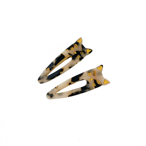 Ensemble mignon cheveux accessoires broche <span class=keywords><strong>Crocodile</strong></span> épingle à cheveux canard Bill poignées Barrettes femmes pinces à cheveux Animal acétate chat <span class=keywords><strong>pince</strong></span> à cheveux pour filles - Product Image 3