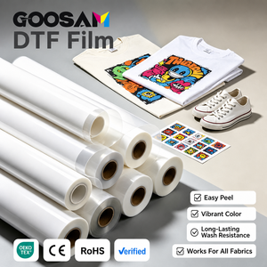 Prix bas simple face 100M 33Cm 30Cm 60Cm 100Cm froid Dtf Pet Film rouleau direct à Film jet d'encre Pet Film Dtf - Product Image 1