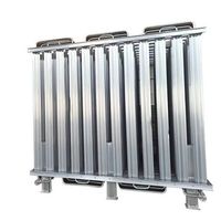 Acier inoxydable 200Nm3/H Liquide cryogénique Oxygène Azote Argon Hydrogène Lng Co2 Gaz Air Vapeur ambiante Vaporisateur
