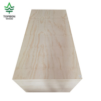 Contreplaqué en bois dur de pin et peuplier de qualité supérieure 4x8 18mm E2 sans formaldéhyde, fabriqué à Linyi, idéal pour le mobilier et le coffrage
